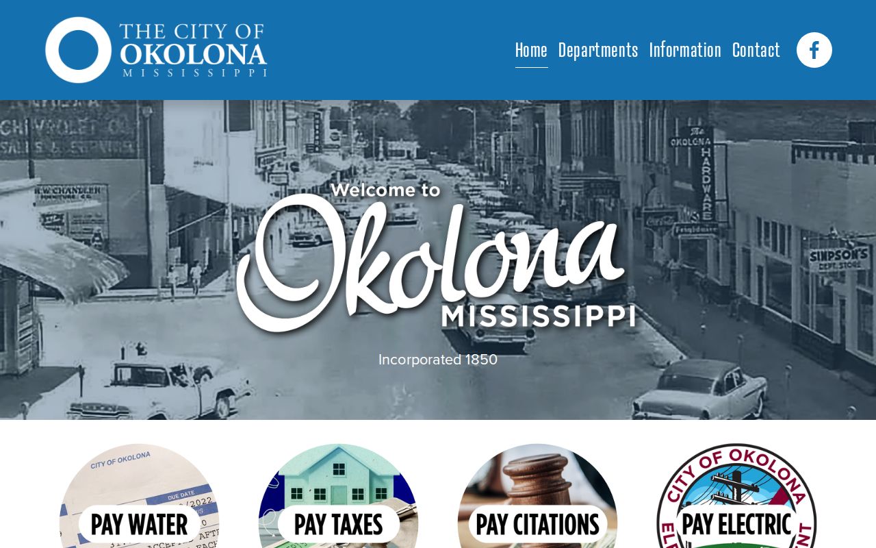 Okolona court docket context from the official Okolona city website